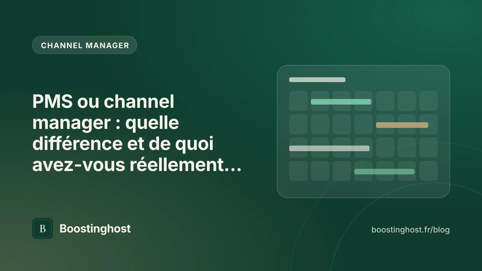 Différence entre un channel manager et un PMS de location courte durée